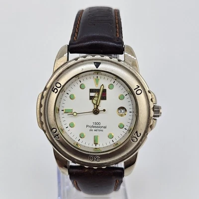 De Colección Tommy Hilfiger 1500 Reloj Profesional Hombre 42MM Esfera Blanca Batería Nueva Foto 1 de 4