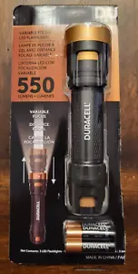 Torcia Duracell Durabeam Ultra LED 550 lumen Alluminio + 4 Batterie AAA TF0 - Foto 1 di 4