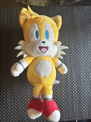Tails Sonic the Hedgehog Phunny Tails 9-Inch Plush.  Pre-owed. - Image 1 of 4