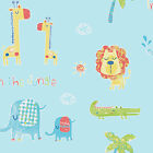 Essener Tiny Tots G45146 Wallpaper Animals Jungle Lion Childrens Room