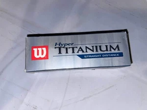 Wilson Hyper Titanium Straight Distance Golf Balls 6 Balls - Picture 1 of 3