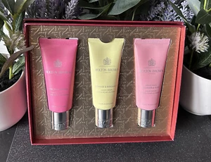 Molton Brown Hand Cream Set ~Fiery Pink Pepper~Orange Bergamot~Rhubarb Rose + 🎁 - Picture 1 of 10