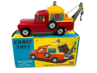 1965 Corgi #477 Land Rover Breakdown Truck Original Box NEAR MINT§ - Image 1 of 4