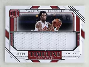 OG Anunoby 2020-21 Panini National Treasures Timeline Materials /89 #TMA-OGA NBA - Picture 1 of 2