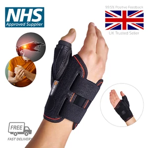 Semi-Rigid Wrist Support, Thumb Splint, Carpal Tunnel, Arthritis, De Quervains - Picture 1 of 5