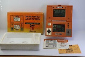 Nintendo Game & Watch MS Donkey Kong DK-52 Made in Japan 1982 Great Condition