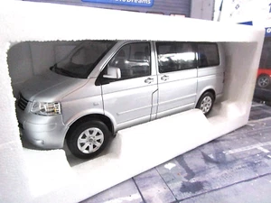 VW Volkswagen T5 Mulitvan 2003 autobús furgoneta plata para abrir Norev 1:18 - Imagen 1 de 7