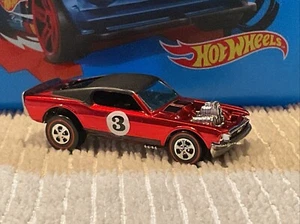 Hot Wheels Redlines 1970 Boss Hoss Red With Black Roof - Picture 1 of 8