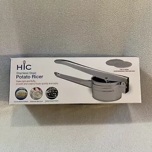 Harold Import Company HIC Stainless Steel Potato Ricer Two Discs - New - Picture 1 of 11