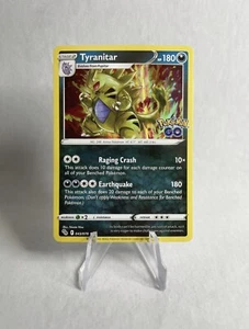 Pokémon TCG Tyranitar Pokemon GO 043/078 Holo Holo Rare - Picture 1 of 2