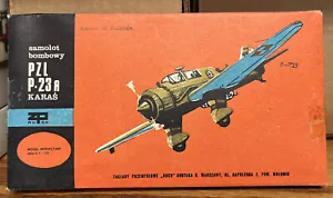 samolot bombowy 1/72 P Z L P-23 A KARAS fighter - Picture 1 of 2