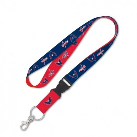Washington Capitals Lanyard Clip Neck Tag NHL Keychain for ID Keys Ticket Holder Cover