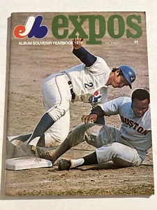 1971 MONTREAL EXPOS Yearbook JOHN BATEMAN Rusty STAUB Mike MARSHALL Steve RENKO - Picture 1 of 9