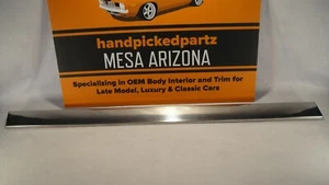 1980-1989 CADILLAC BROUGHAM SEDAN RWD LH CHROME FRONT DOOR LOWER MOLDING TRIM - Picture 1 of 7