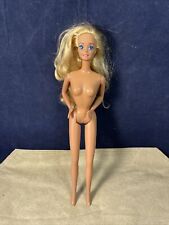 1966 Mattel Barbie Doll Vintage Blonde Hair Blue Eyes - Nude