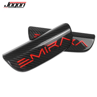 Real Carbon Interior Seat badges Decor Trim For Lotus Emira V6 22-2023 2024 2025 - Image 1 of 4