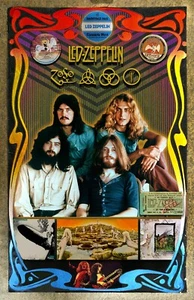 Poster omaggio Led Zeppelin - 11x17" - colori vivaci! - Foto 1 di 4