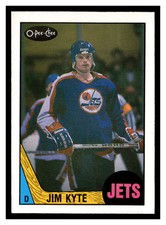 1987 O-Pee-Chee #226  Jim Kyte   RC Rookie Winnipeg Jets NM or Better