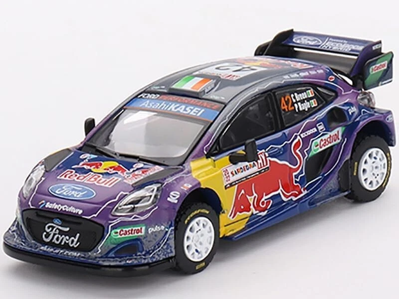 MINI GT FORD PUMA #42 M-SPORT FORD WRT 2022 RALLY ITALIA 2ND 1:64 MGT00627-P12 - Image 1 of 4