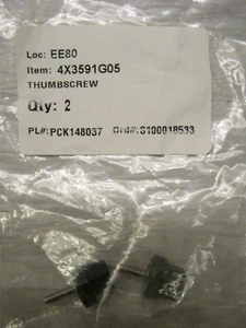 Par de tornillos de pulgar para máquina de hielo Hoshizaki 4X3591G05 para soporte de termostato - Imagen 1 de 2