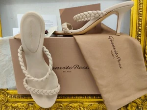 GIANVITO ROSSI SANDALEN MARLEY 70 Leder beige/nude Full Set TOP ZUSTAND - Bild 1 von 24