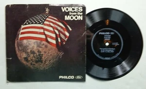 VOICES FROM THE MOON 7" 33 RPM FLEXI DISC RECORD & PICTURE SLEEVE PHILCO FORD - Bild 1 von 1