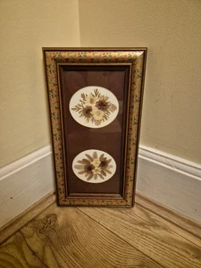 Vintage Pressed Flowers Framed Picture, 29.5cm X 16cm - Picture 1 of 6