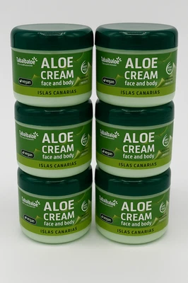 6x 300ml Tabaibaloe Aloe Vera Gesichts- und Körpercreme (6er Pack) vegan Kanaren - Bild 1 von 3