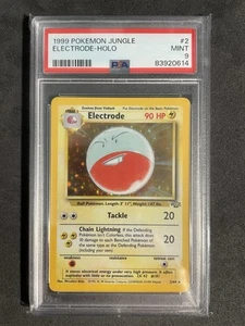 PSA 9 Electrode Jungle 2/64 Mint Holo - Picture 1 of 2