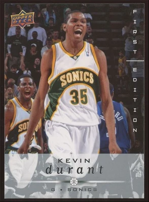 凯文·杜兰特 #177 2008 - 09 Upper Deck 第一版西雅图 SuperSonics — 第 1/3 张图片