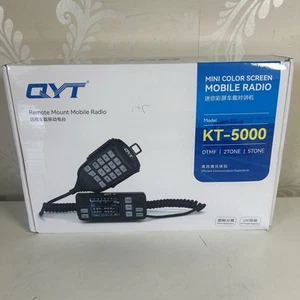 QYT KT-5000 Mini Mobile Radio Separable Panel DTMF 2TONE VHF UHF Dual Band VOX - Zdjęcie 1 z 6