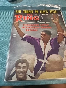 The RING BOXING MAGAZINE March 1966 CASSIUS CLAY ERNIE TERRELL SOUVENIR ISSUE - Picture 1 of 4