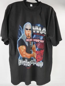 Camiseta De Colección Años 2000 Scott Steiner Big Poppa Pump L World Wrestling All-Stars WWA - Imagen 1 de 17