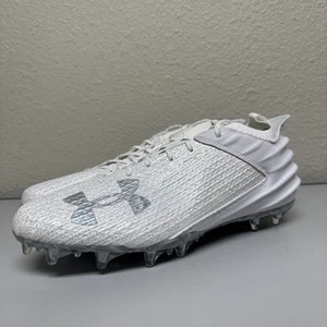 Under Armour Blur 2 MC VVS Football Cleats Mens Size 8 White Metallic Silver - Picture 1 of 6