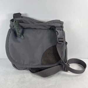 Overland Equipment Isabella Gray Canvas Crossbody Hiking Daypack 8"X8"X3.75" ✅ - Picture 1 of 11
