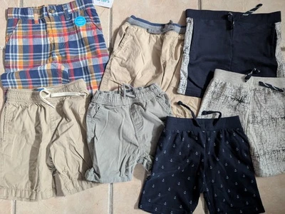 Boys' Cotton Shorts Pack of 7 Assorted Colors and Patterns - Image 1 of 4