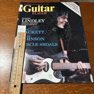 VTG 1982 Guitar Player Magazine David Lindley Carlos Santana Steve Hackett - Picture 1 of 8