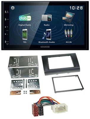 Kenwood 2DIN Bluetooth MP3 USB DAB Autoradio für Suzuki Swift (2005-2010) - Bild 1 von 4