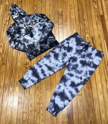 True Religion Para Hombres Polar Sudadera con Capucha Joggers Chándal Talla XL/XXL Tie Dye Foto 1 de 3