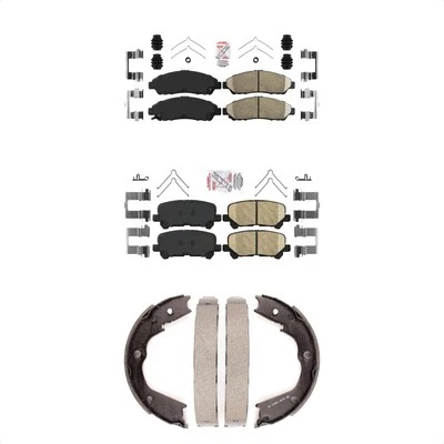 Front Brake Pads Rear Parking Shoes Kit for Honda Pilot 2009-2015 oe79 - Image 1 of 4