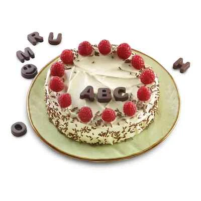 Silikomart 26.169.77.0065 SF169 Moule pour Chocolat et Glace Forme Lettres ABC - Image 1 of 2