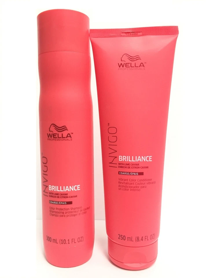 (2 PACK)Wella Invigo Brilliance Shampoo and Conditioner Coarse Duo,10.1 & 8.4 oz - Image 1 of 1