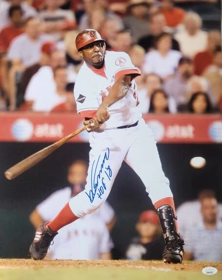 Autographed 16X20 VLADIMIR GUERRERO Los Angeles Angels photo - w/JSA Witness COA - Image 1 of 1