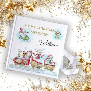 Primer LIBRO DE FOTOS DE TAPA DURA DE NAVIDAD / ÁLBUM DE RECORTES ÁLBUM DE MEMORIA - Imagen 1 de 4