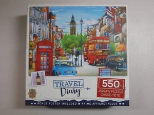 Master Pieces Travel Diary London by Hiro Tanakawa 550 Piece Jigsaw Puzzle - Picture 1 of 1