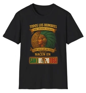 Camiseta Solo los Mejores Nacen en San Luis Potosí México con Guerrero Azteca - Imagen 1 de 10
