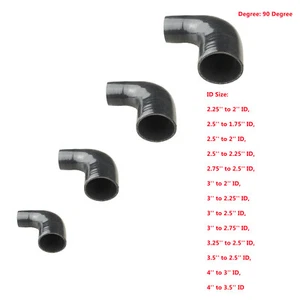 Tubo acoplador de manguera de silicona de 2"" 3"" 4"" 90 grados turbo intercooler tubo reductor - Imagen 1 de 13