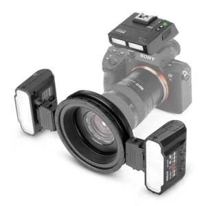 Meike MK-MT24S Macro Twin Lite Flash withTrigger For Sony A7 A7R A7RII A9 A7III - Picture 1 of 8