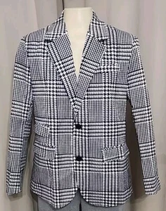 Blazer Okaywear Herringbone Notch Lapel Single Breasted New With Tags XL See Dis - Picture 1 of 14