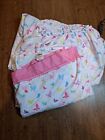  Butterfly Twin Sheets Jumping Beans Euc Disney Pink Trim 